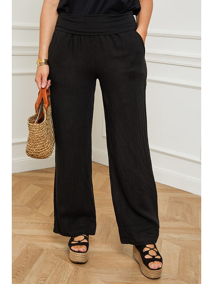 Curvy Lady Leinen-Hose 
