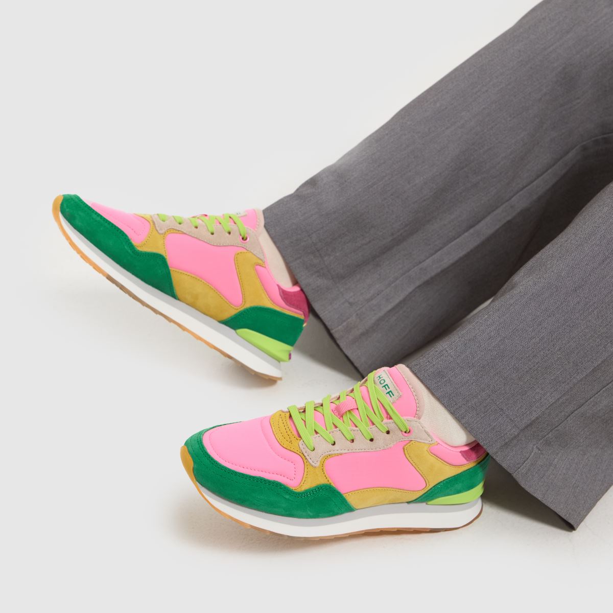 HOFF City Santa Marta – Rosa, flerfärgade sneakers