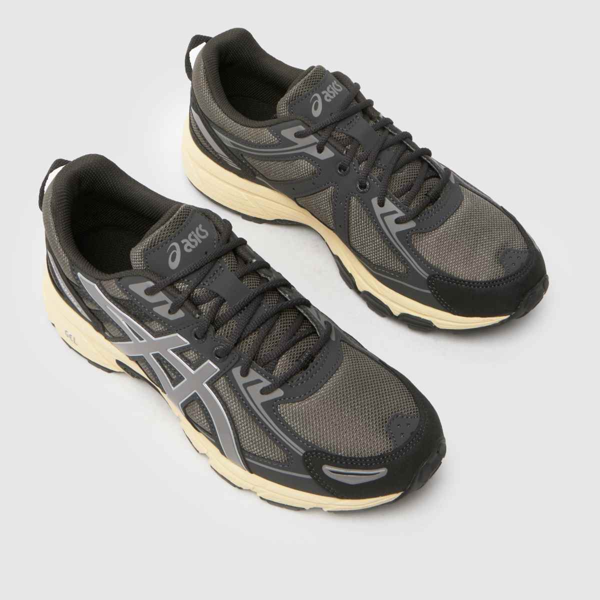 ASICS gel-venture 6 träningsskor i svart och grått