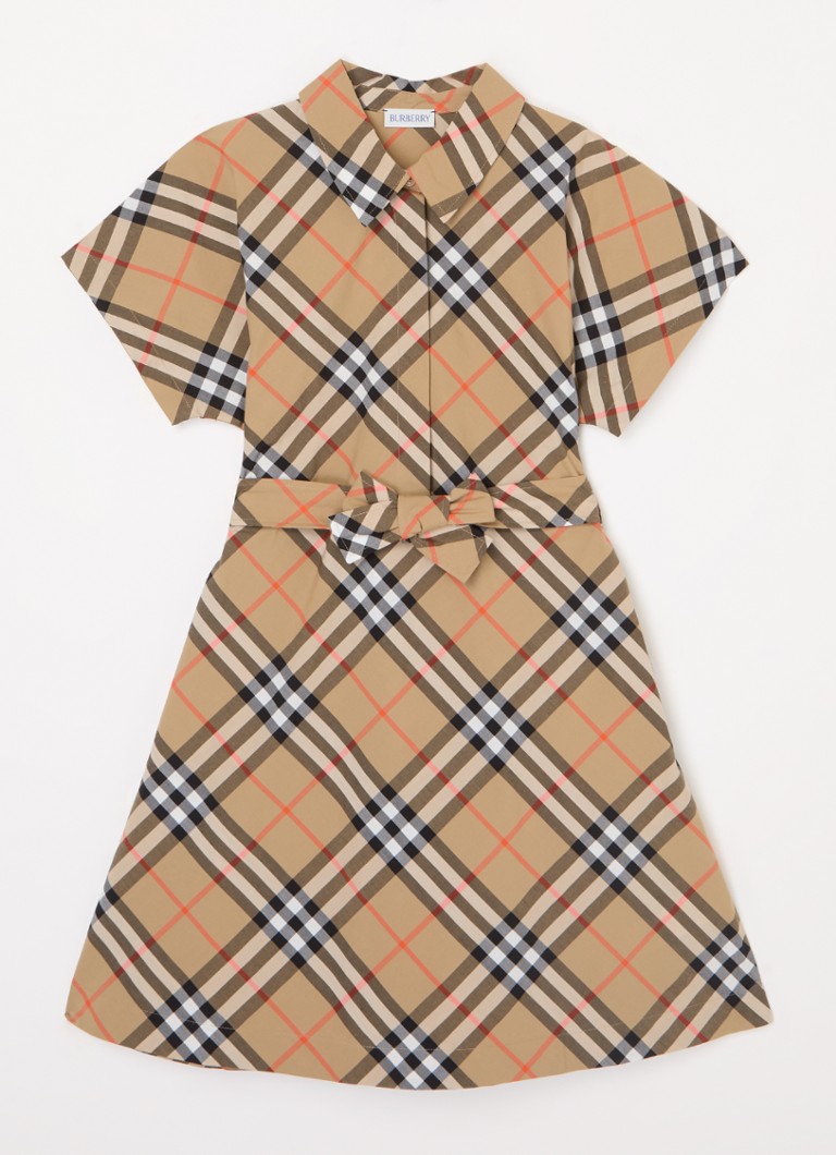 Rochie-tunică Burberry Giulietta din bumbac organic