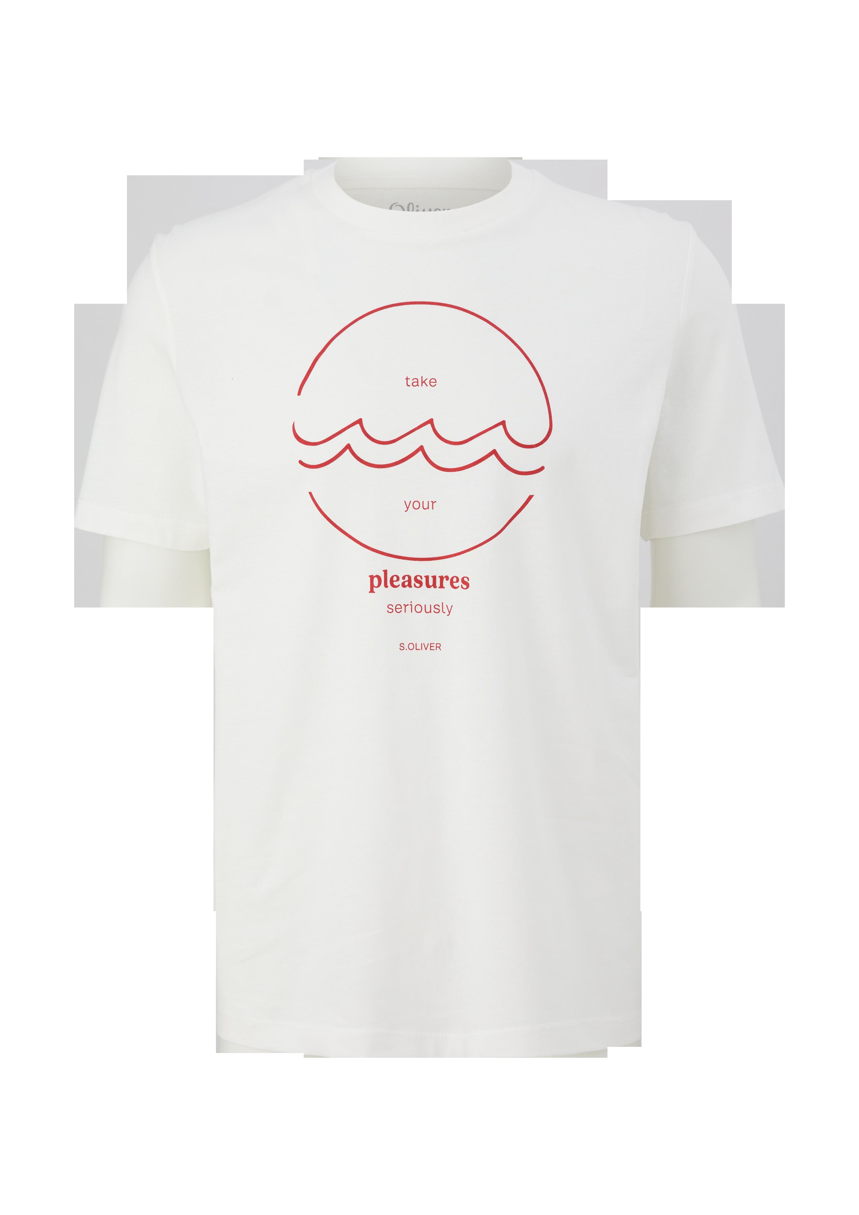 Baumwollshirt mit Frontprint  2137550-01D1
