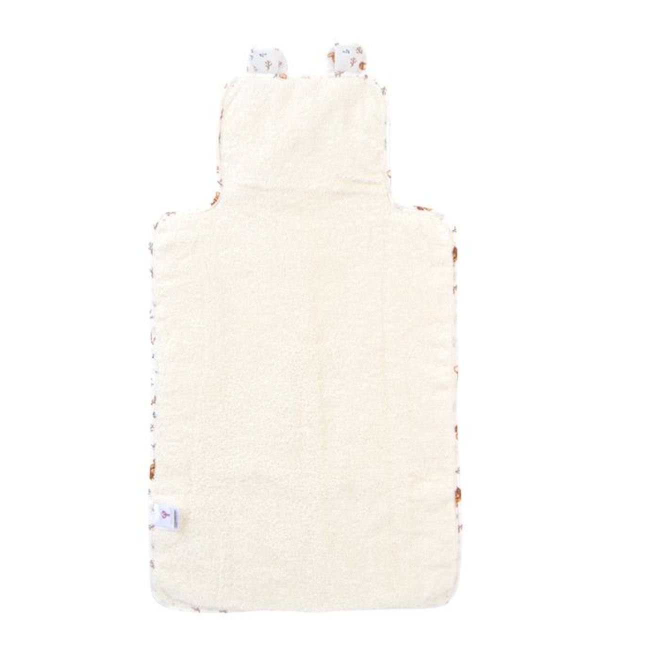 Tapis à langer en coton bio* Noisette marron