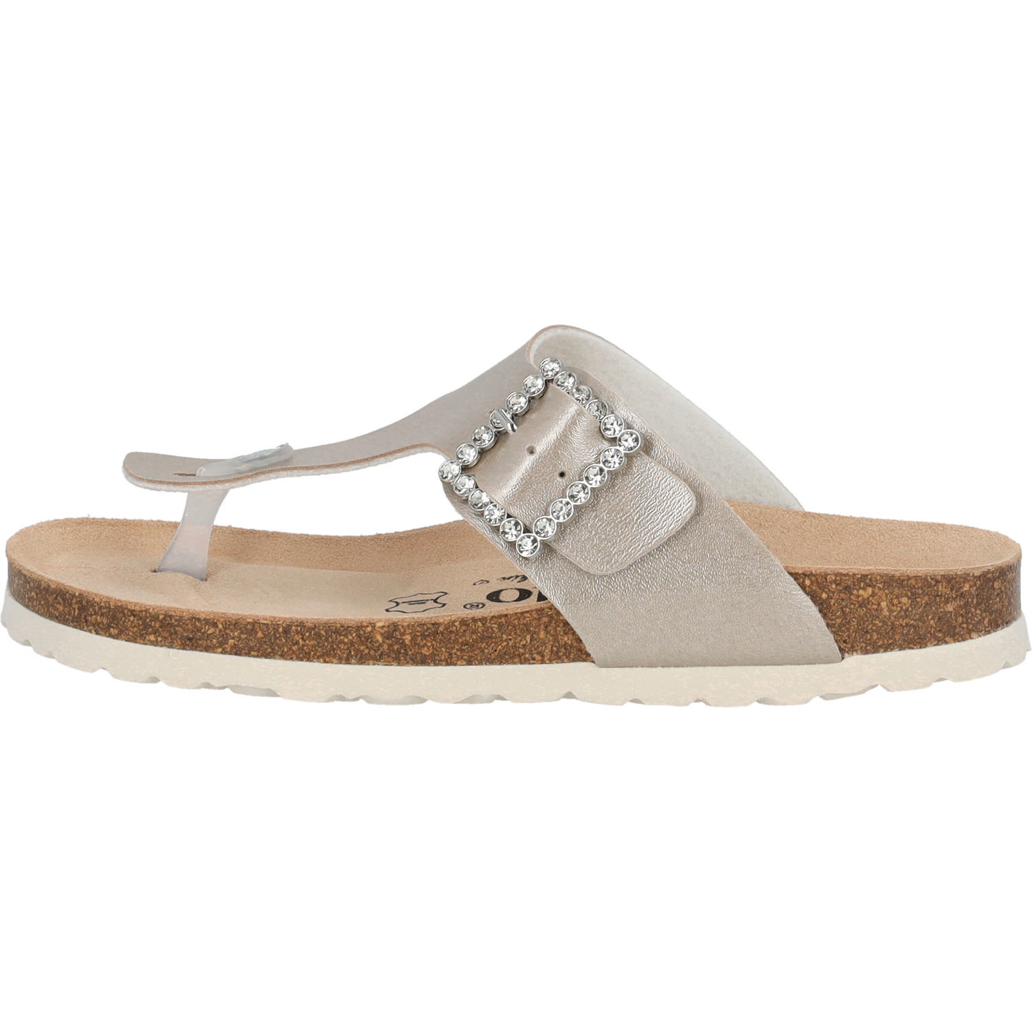 Palado Kos SQ by Sila Sahin, Zehentrenner, Damen, Grau Metallic