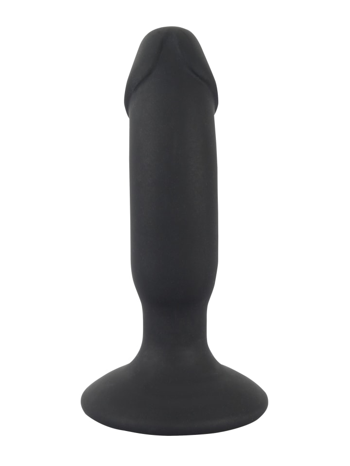 Black Velvets vibrierender Analplug Black Velvets Rechargeable Plug in schwarz günstig kaufen 14 cm