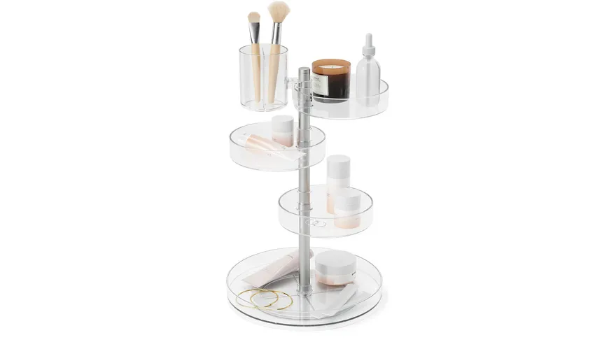 umbra Kosmetik Organizer Pirouette transparent/nickel