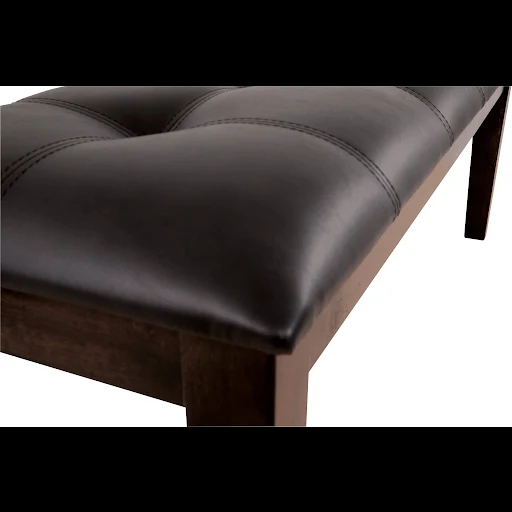 Extendable Dining Table, Dark Brown, Wood