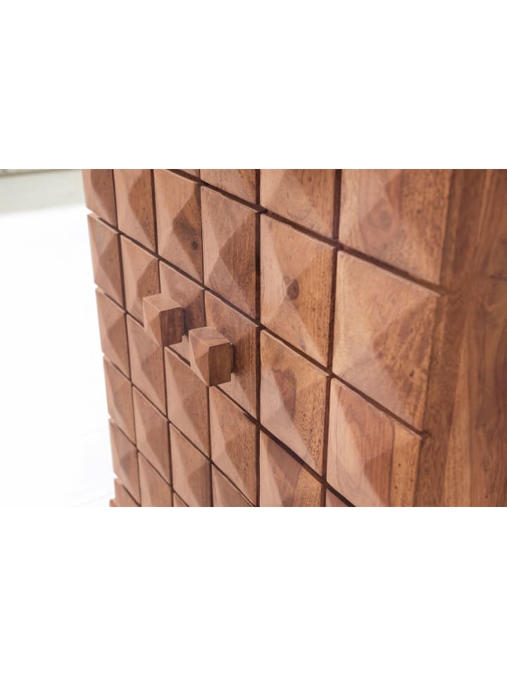 KADIMA DESIGN Hausbar Massivholz 65x91x50 cm Weinbar ausklappbar, Kleine Bar in Akazie günstig kaufen onesize