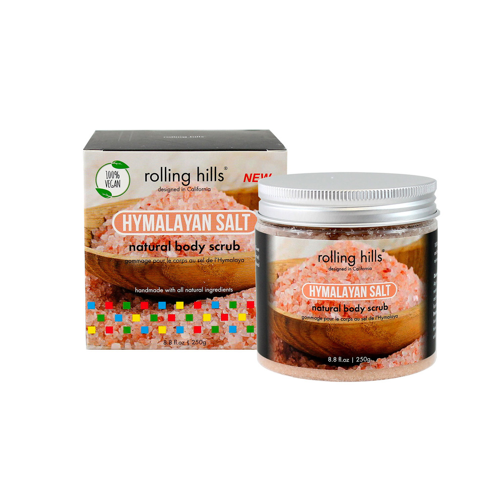 rolling hills Natural Body Scrub Himalayan Salt Gommage pour le corps