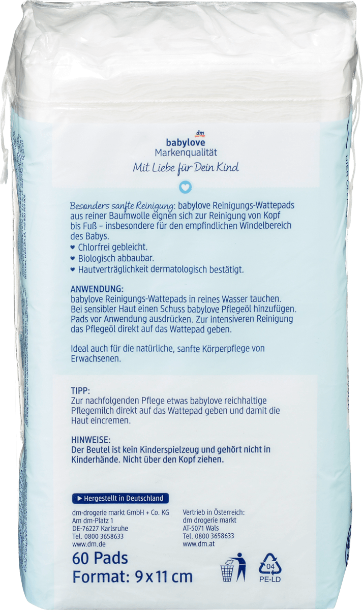 Reinigungs-Wattepads, 60 St