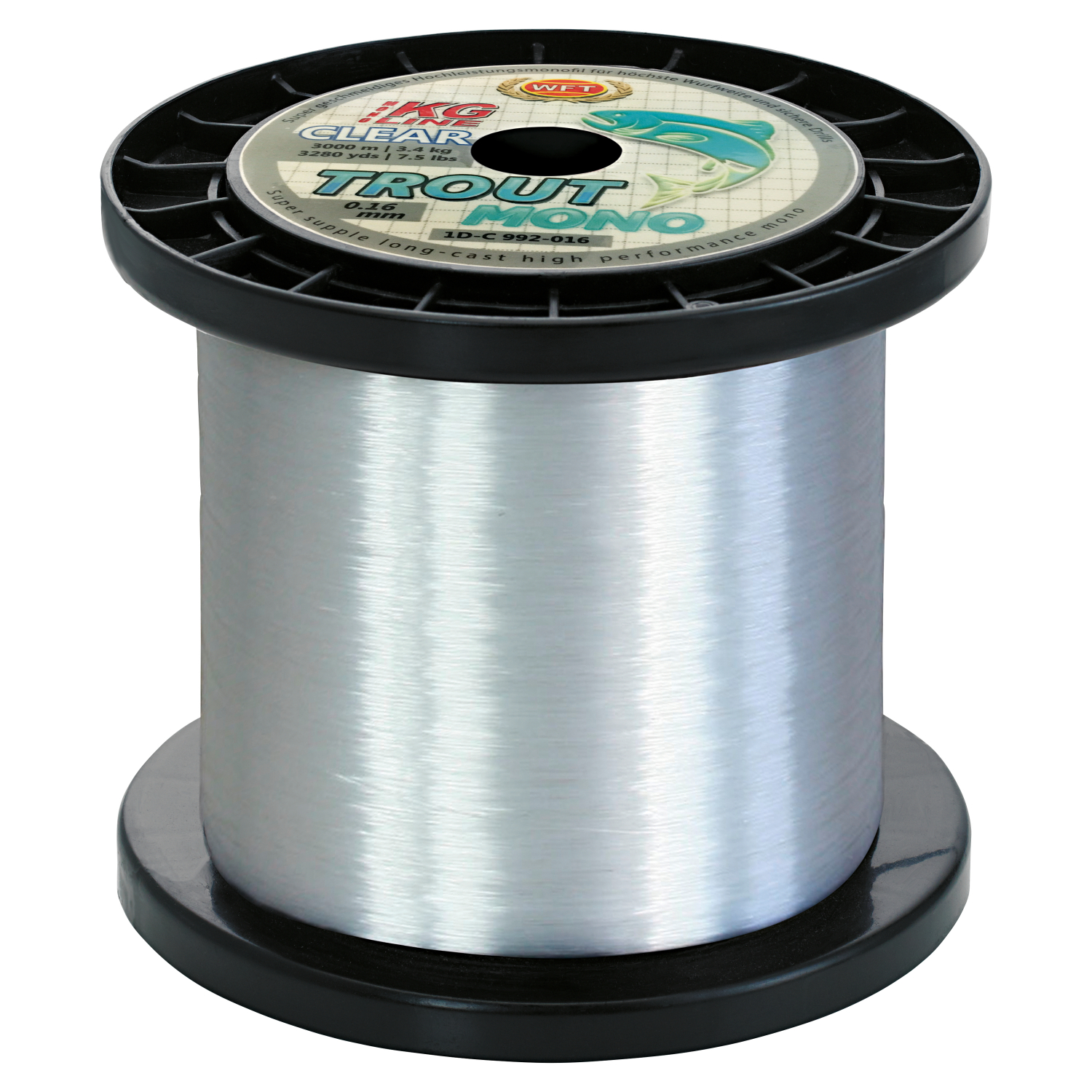 WFT Angelschnur Trout Mono (transparent, 3.000 m)