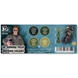 US Modern Pilot Uniform Colors