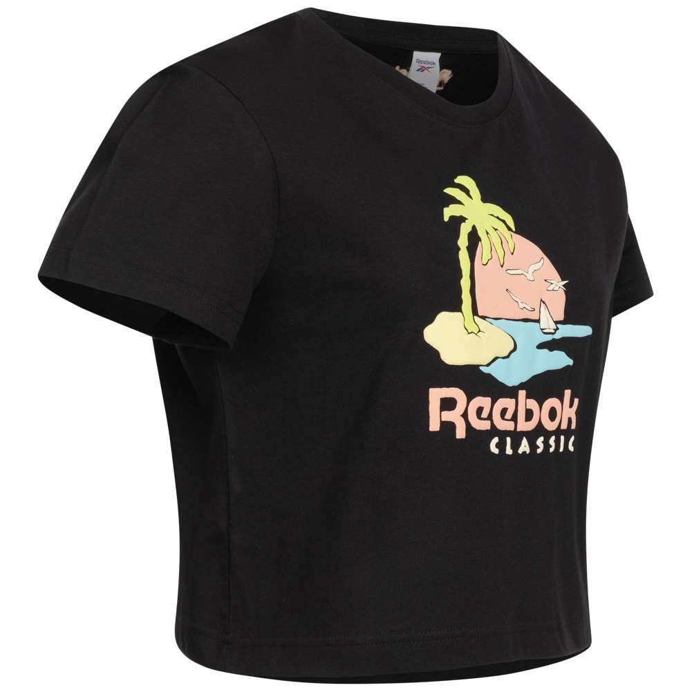 Reebok Graphic Cropped Damen T-Shirt GJ4864