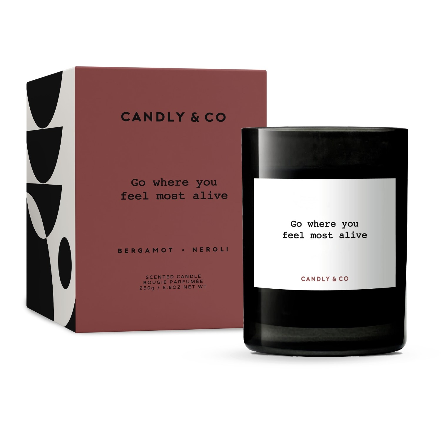 Candly&Co Κερί Νο. 5 Πηγαίνετε εκεί που νιώθετε πιο ζωντανοί