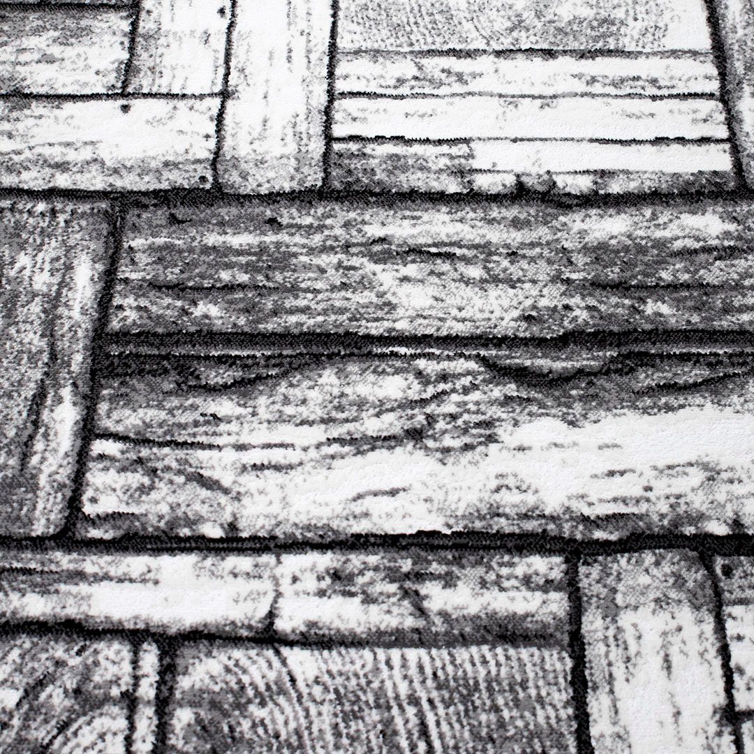 Teppich Sierning, Home affaire, rechteckig, Höhe: 8 mm, softer Flor, Kurzflor, modernes Design, in Holz-Optik