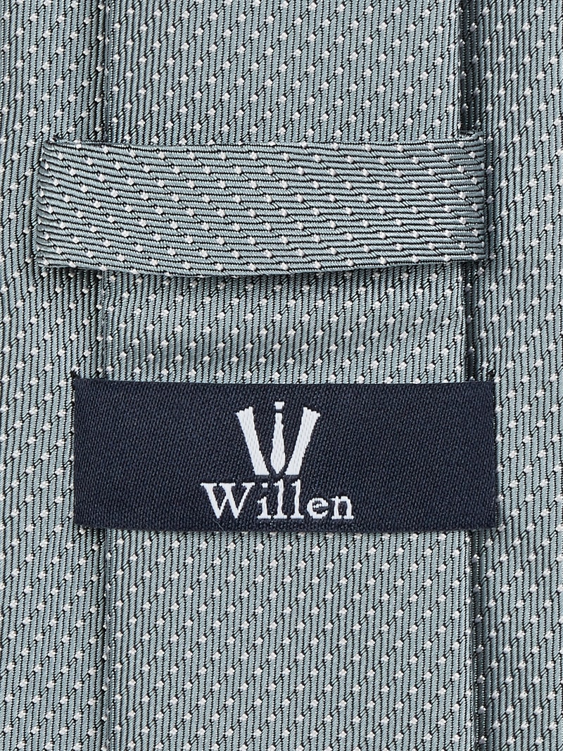 Seidenkrawatte mit Allover-Muster in grün