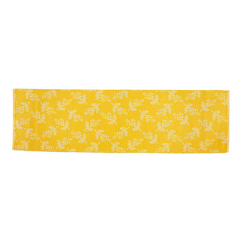 Home Løper Mimosa 39x140 cm rib gul