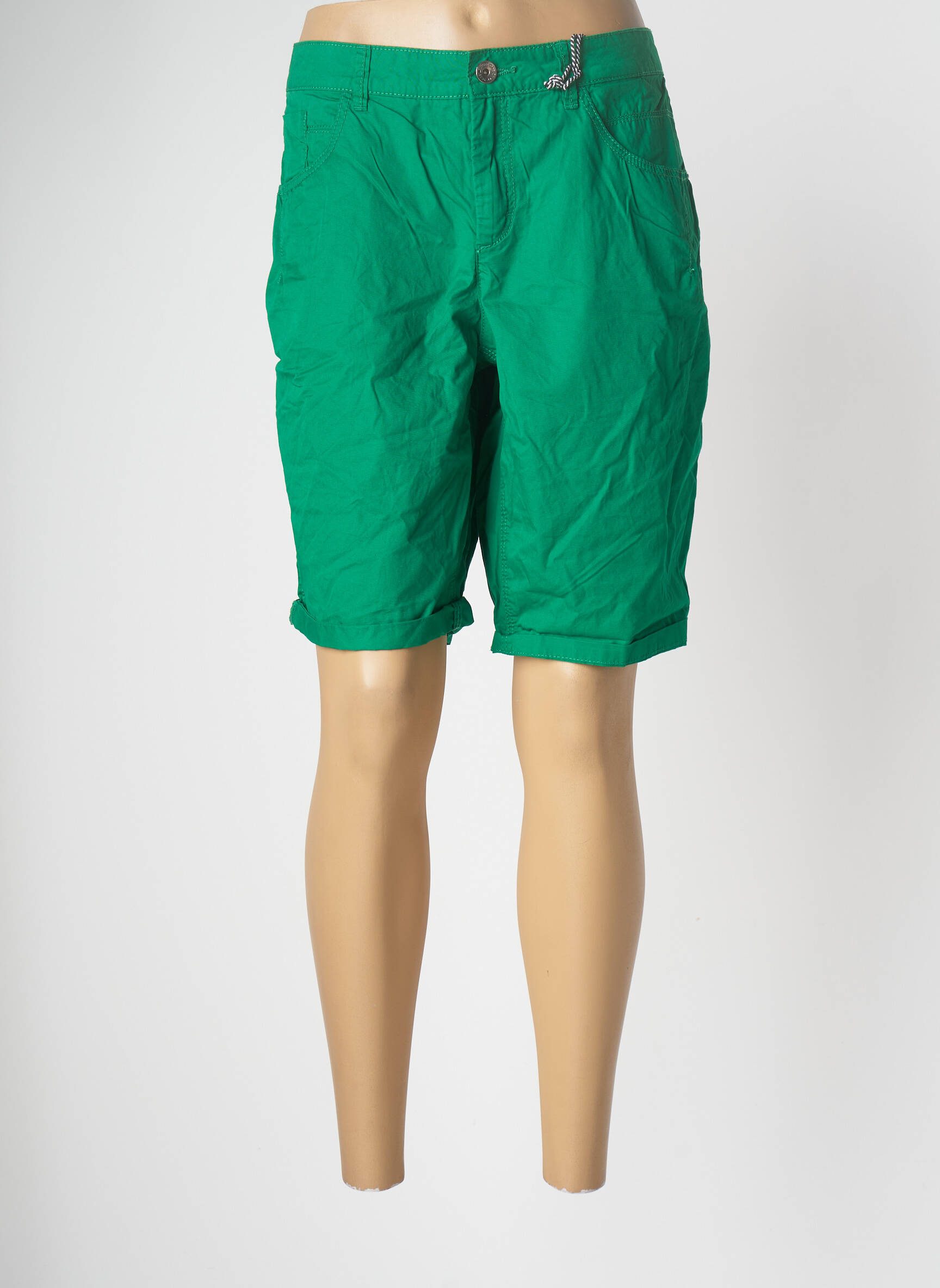 Street One Bermudas Femme couleur vert