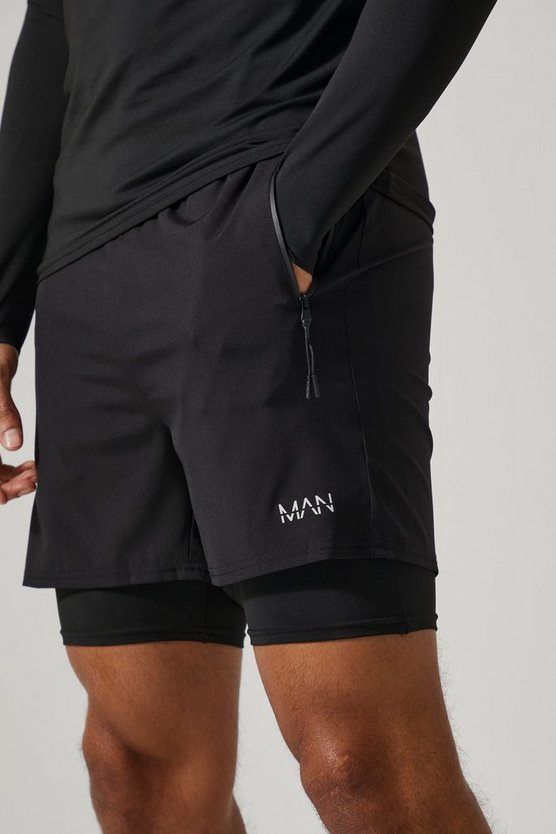 Man Active 2-in-1 Shorts