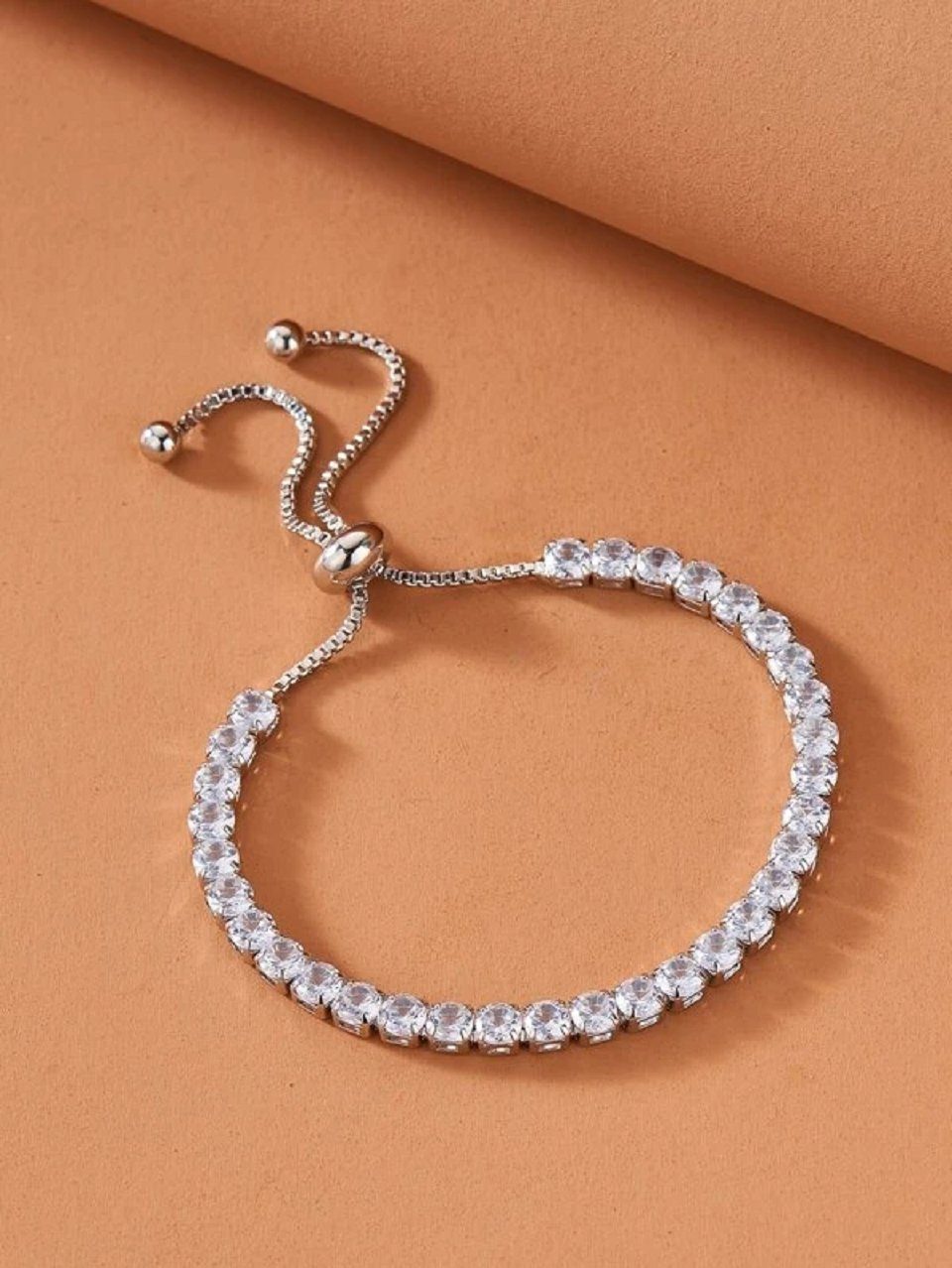 ENGELSINN Armband Schmuck Aura Silberkristall Silber Diamant Zirkonia inkl. Geschenkbox (1-tlg), Valentinstagsgeschenk Hochzeit Schmuck