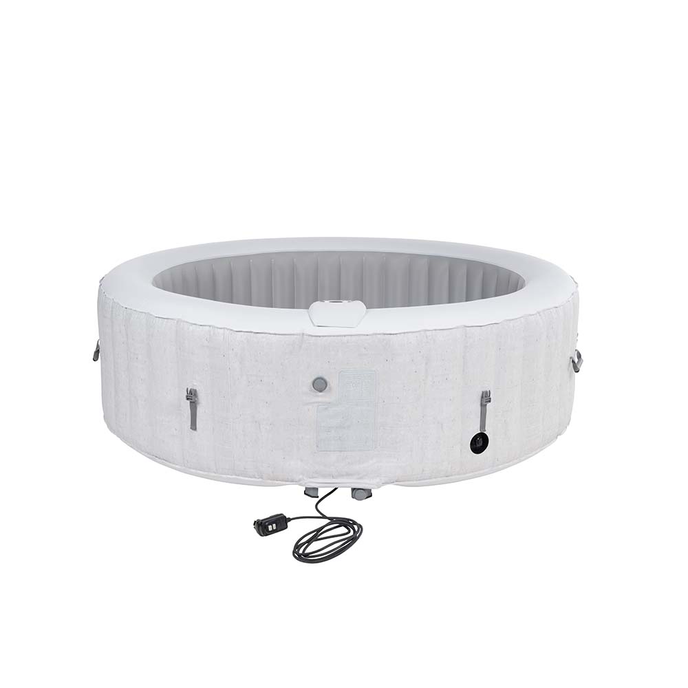 Home Deluxe Outdoor Whirlpool SPLASH - Beton - 6 Personen