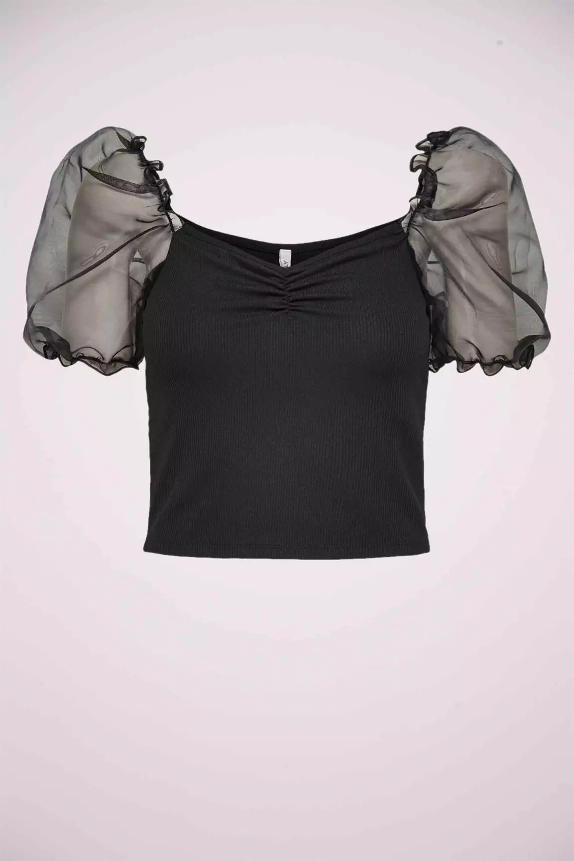Only Crop Tops Femme couleur noir