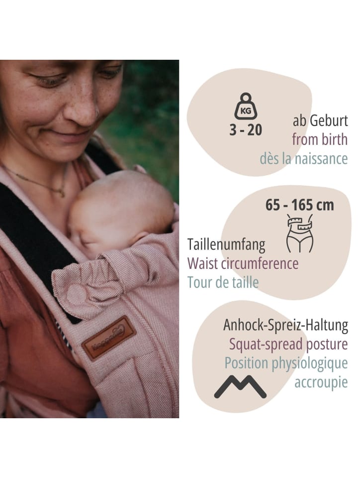 Hoppediz Babytrage Bondolino b.pure in Cádiz günstig kaufen onesize