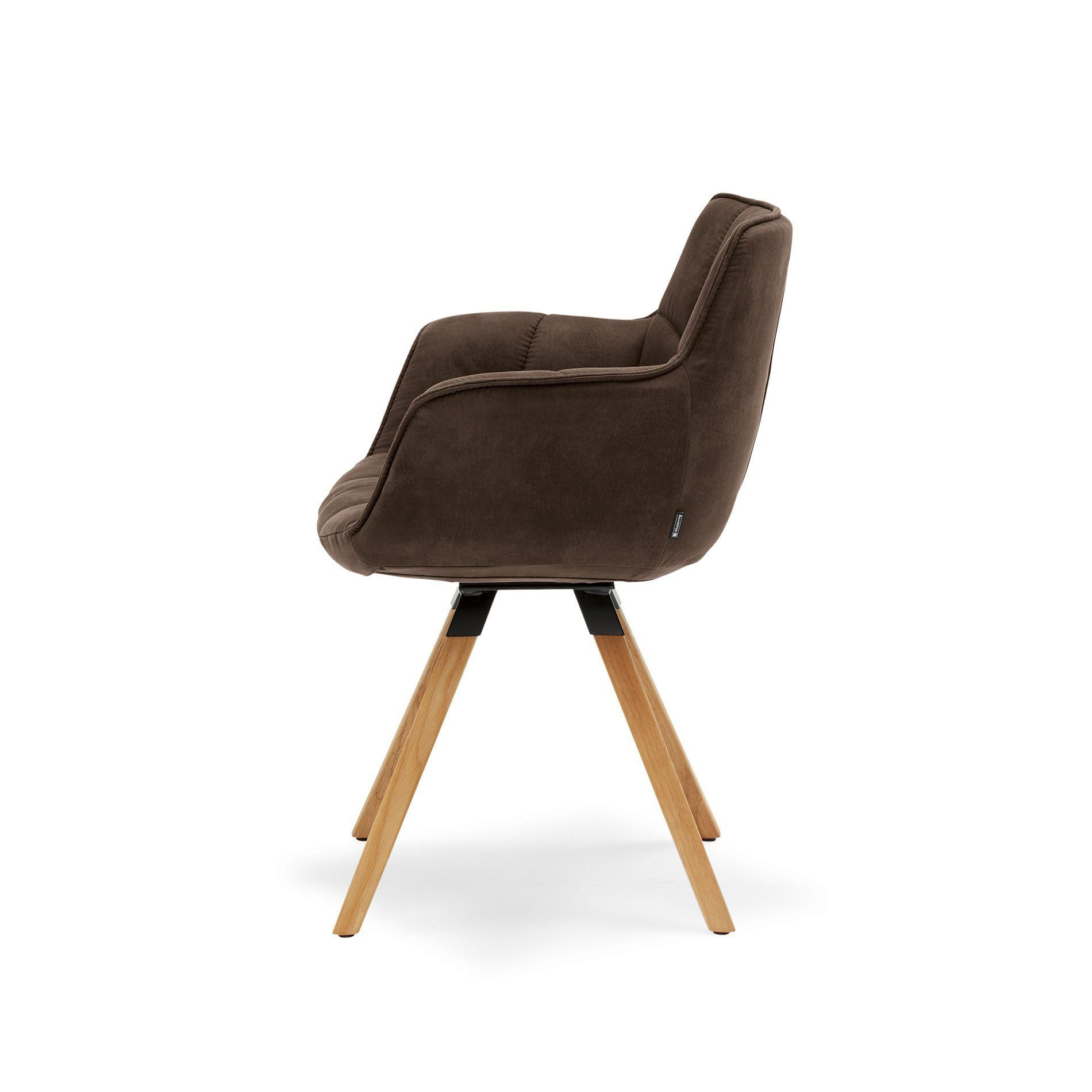 Musterring Schalenstuhl Tamina, 3D-Formschaumschale, Microfaserbezug, Stativgestell