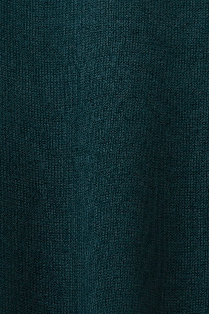 Strick-Minikleid mit Rollkragen