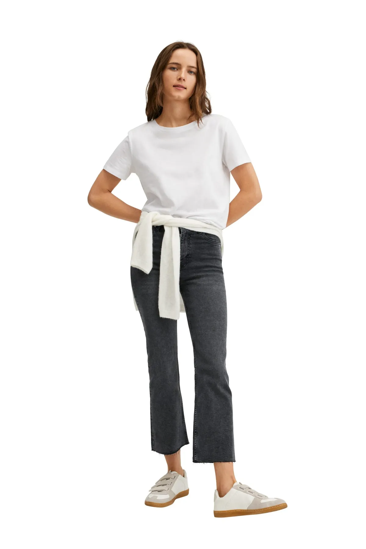 MANGO  Jeans - Grau - Bootcut