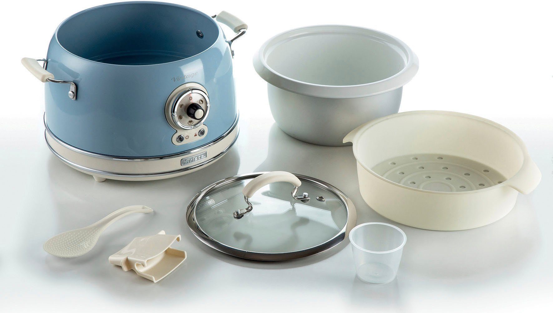 Ariete Multikocher 2904BL, 650 W, 3 l Schüssel