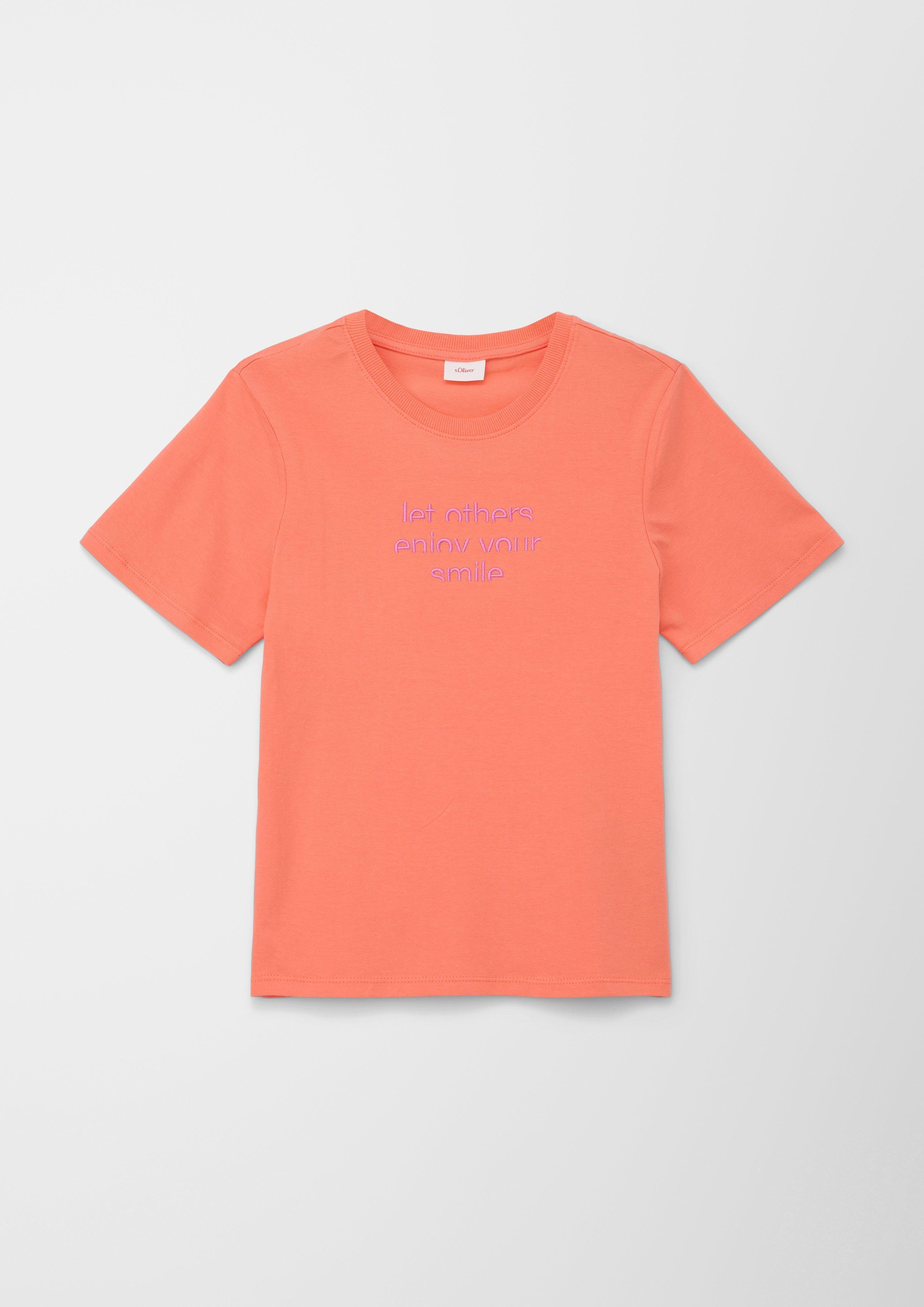T-Shirt mit Stickerei  2128032-2034