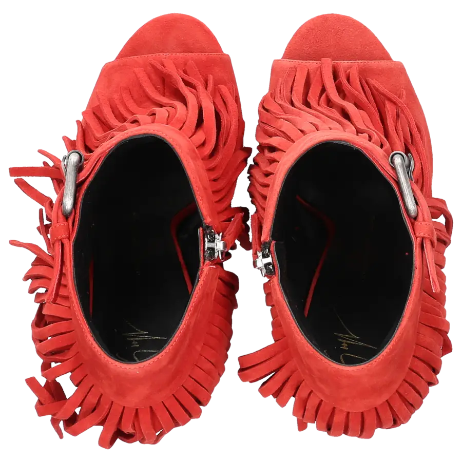 Giuseppe Zanotti - High Heels Stiefeletten - rot