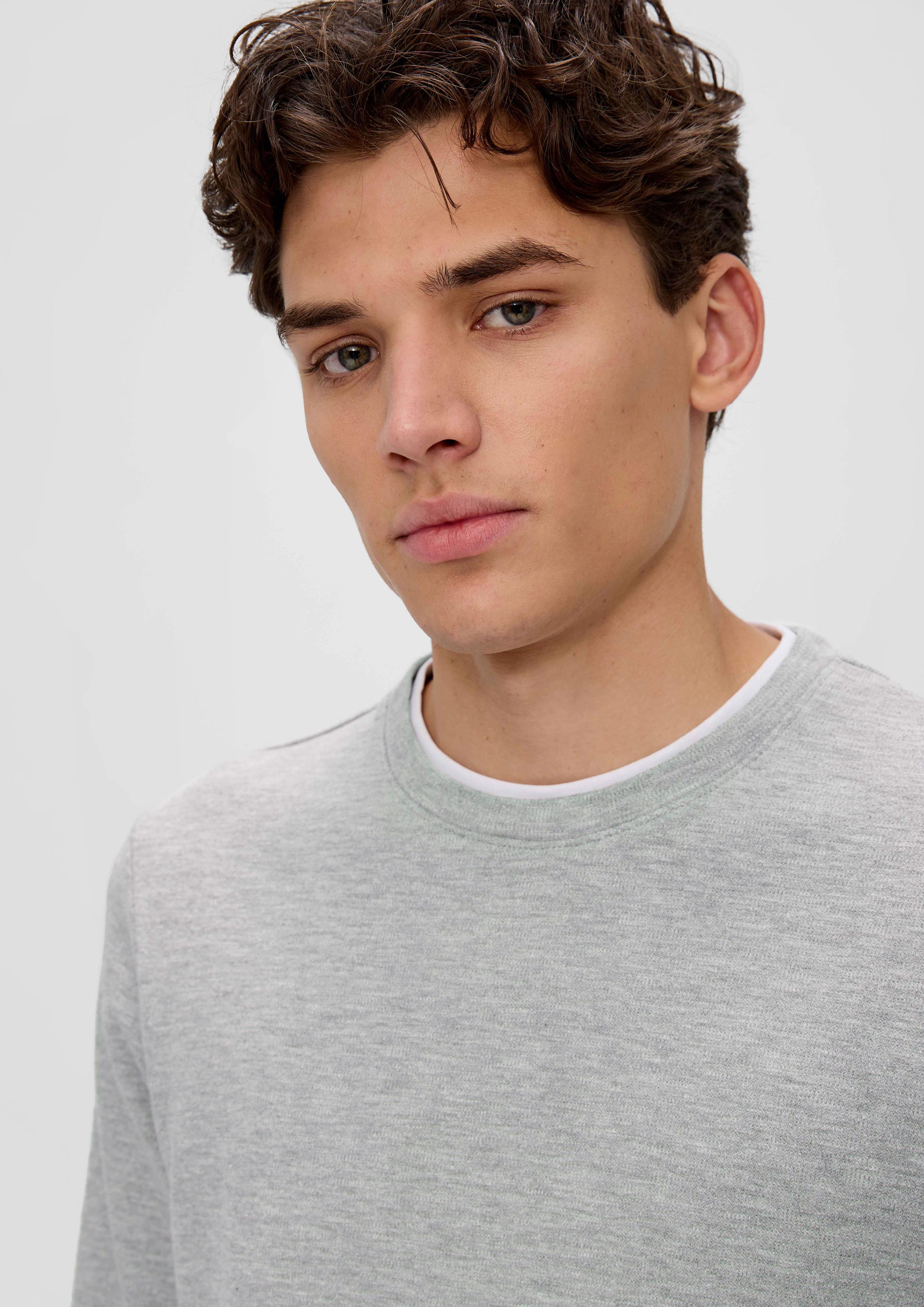 Longsleeve mit Layering-Detail  2138522-9400