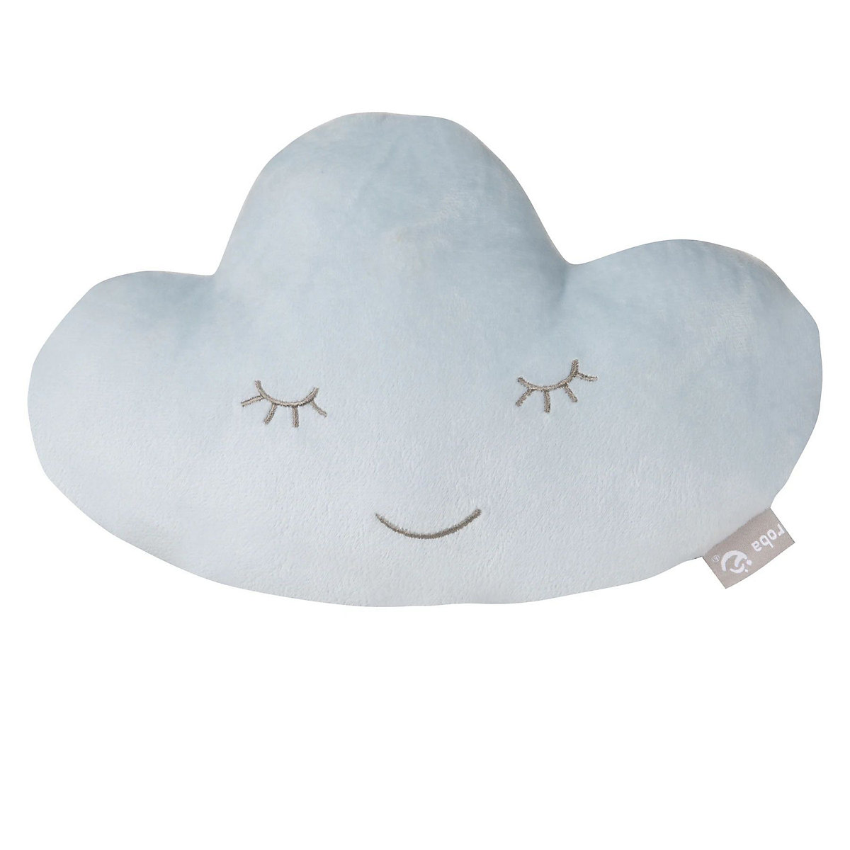 Bundle Lil Sofa - 1x Kindersofa groß, 1x Kindersessel und 1x Dekokissen in Wolkenform hellblau/sky