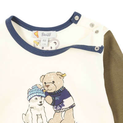 T-Shirt langarm, beige für Jungs
