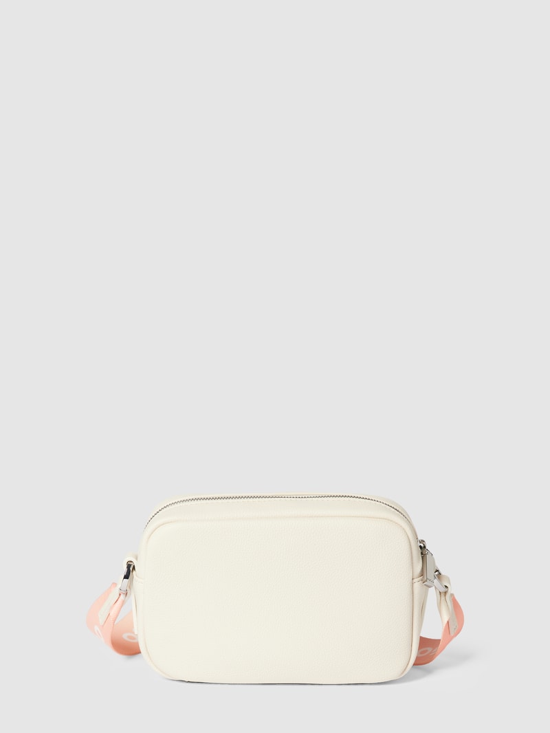 Camera Bag mit Label-Detail Modell 'BEL' in offwhite