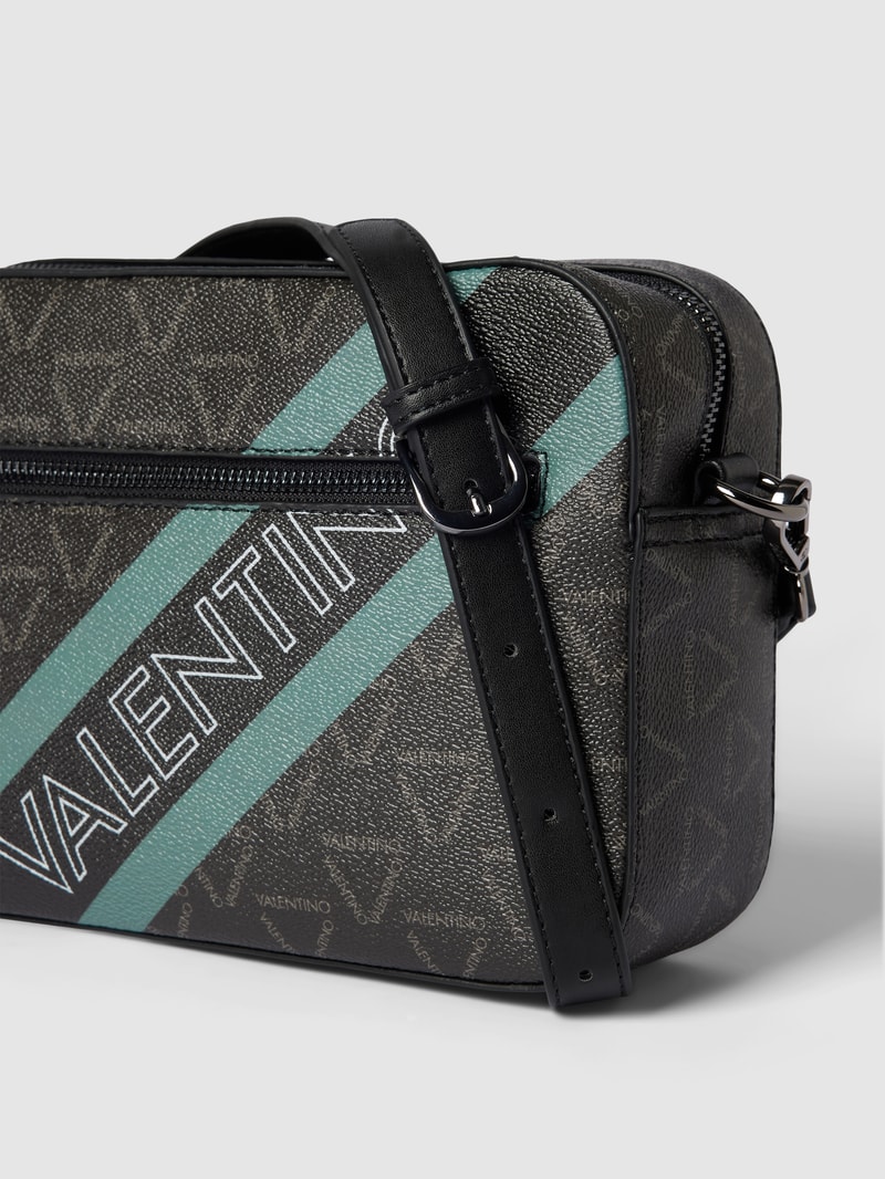 Crossbody Bag mit Label-Print in hellgrün