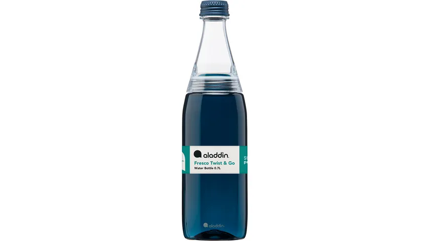 aladdin Trinkflasche Fresco Twist & Go 0,7l Navy Blau