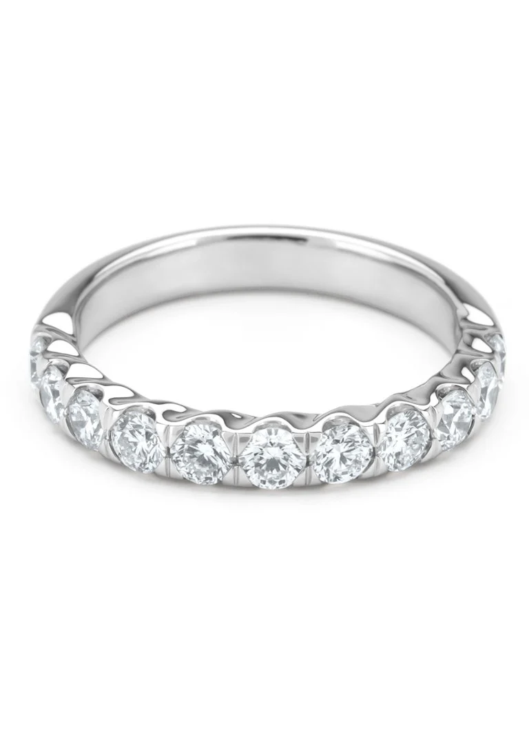 Anello Diamond Point in oro bianco, diamante da 1,00 ct, Galleria