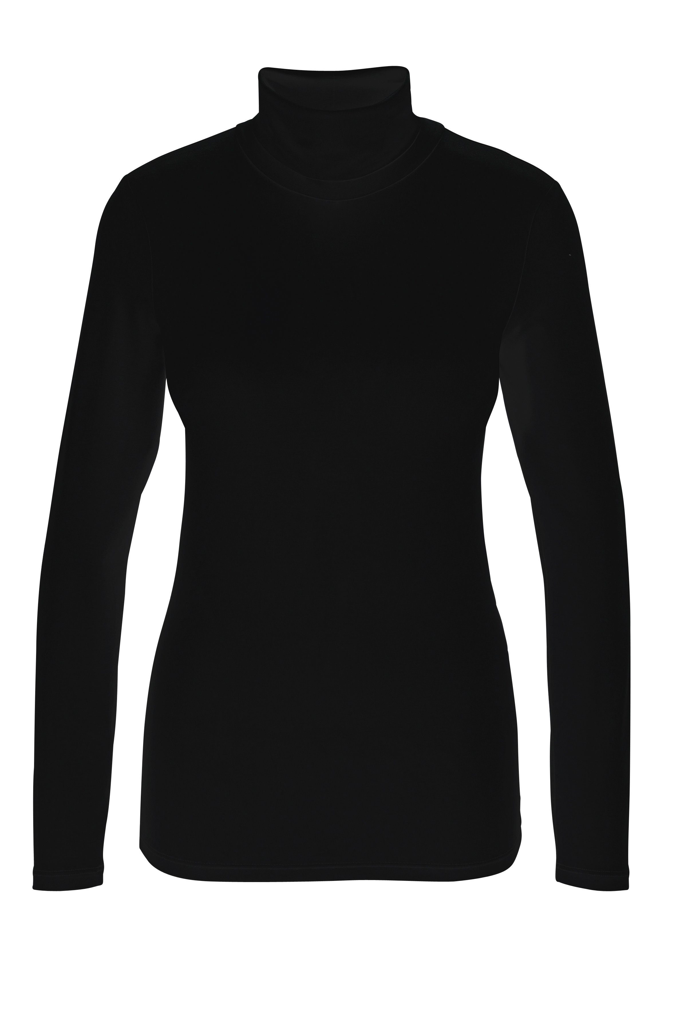 Aniston CASUAL Rollkragenshirt in schwarz-bunt-bedruckt oder 4 trendigen Unis