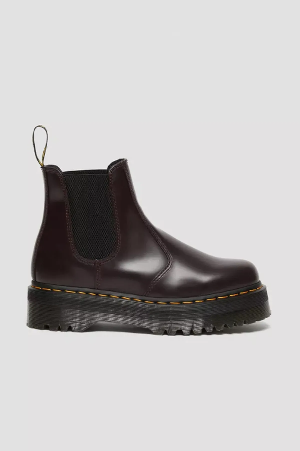 Dr. Martens  Weinrote Stiefel und Stiefeletten