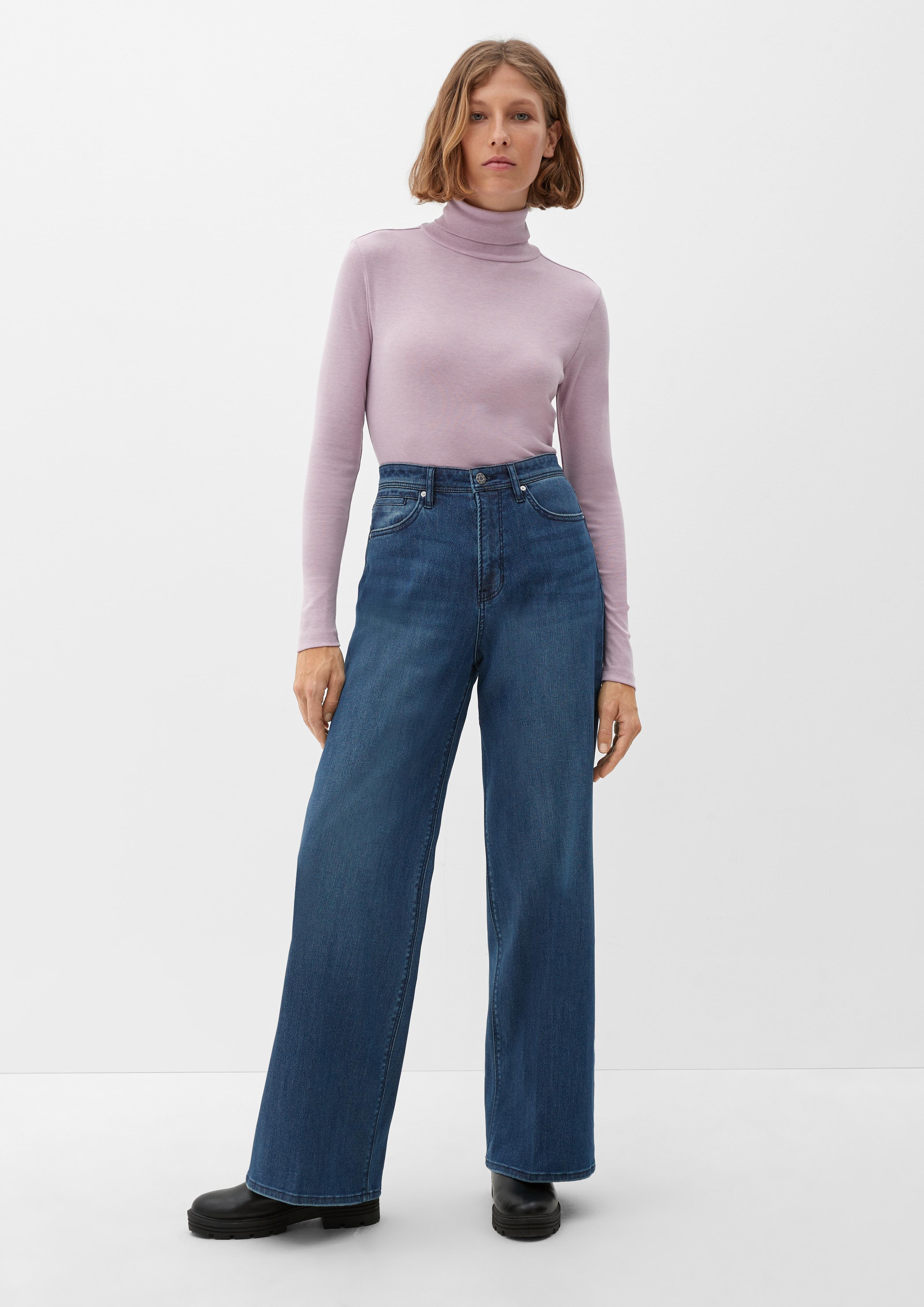 Suri: Wide leg-Jeans mit Glitzergarn  2125412-56Z6
