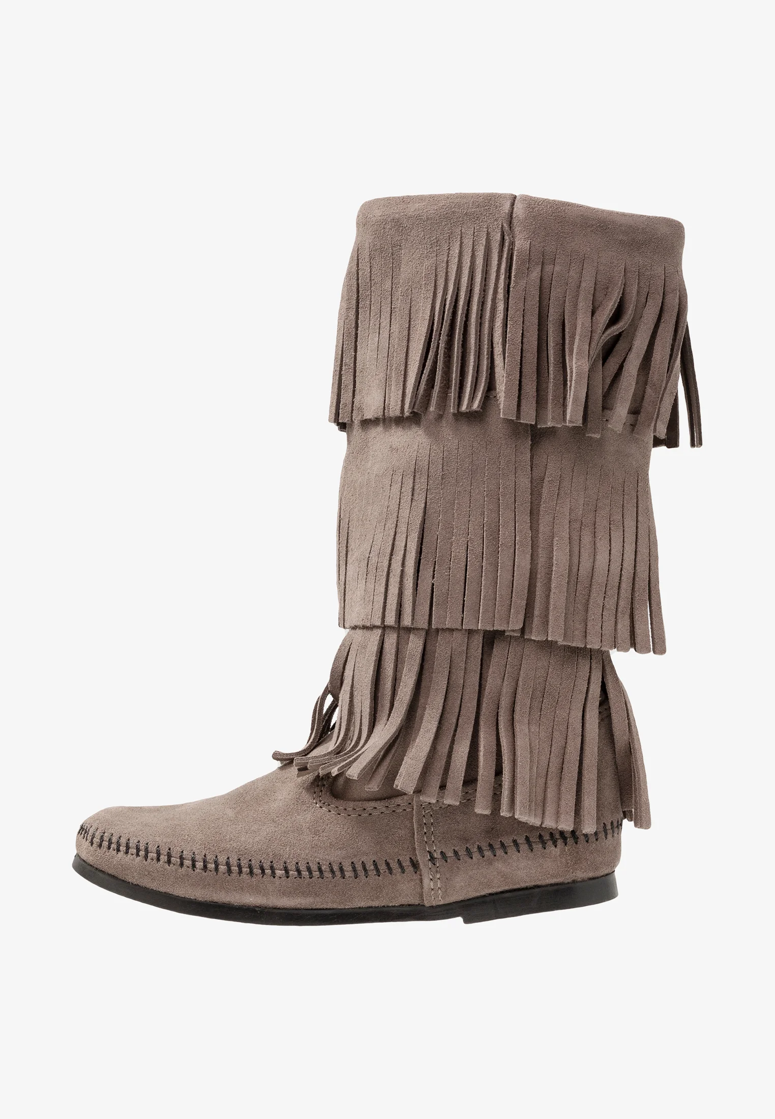 Botas altas Minnetonka de 3 capas con flecos