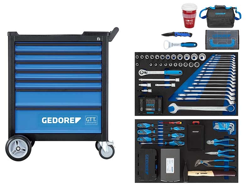Gedore 3106667 GTT BS-177 Werkzeugwagen 177-teilig