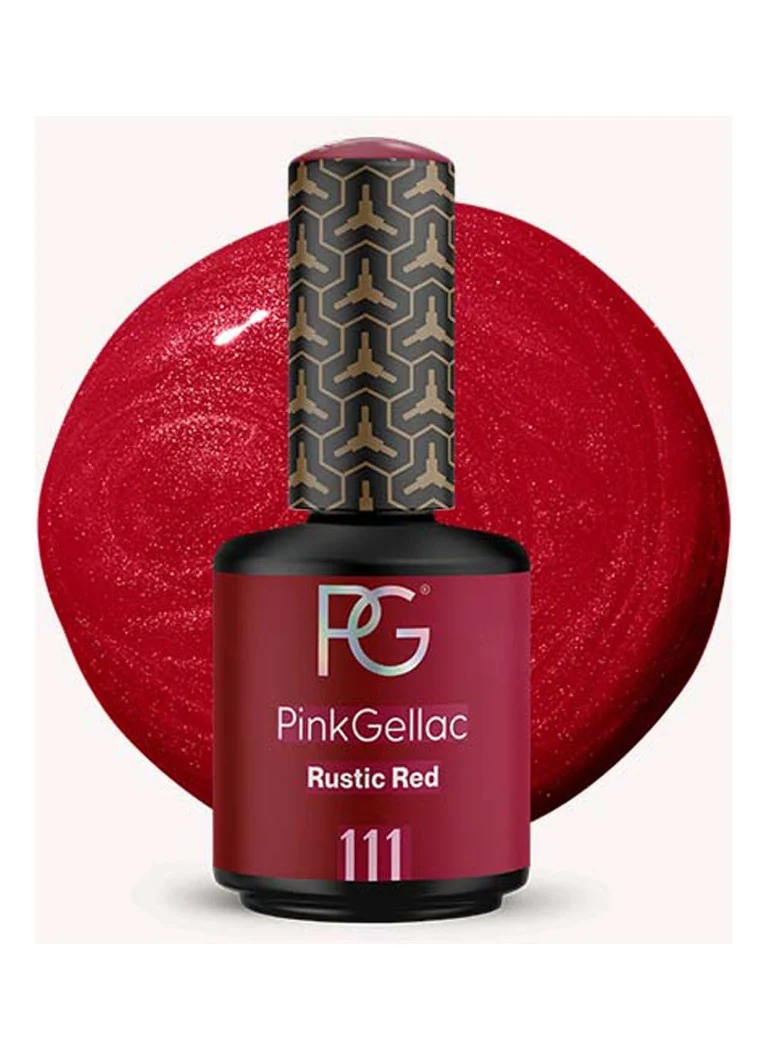 Pink Gellac 111 Rustic Red - gel nail polish