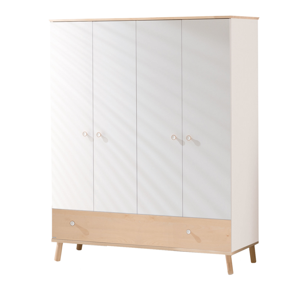 Kleiderschrank 4T1S Ylvie