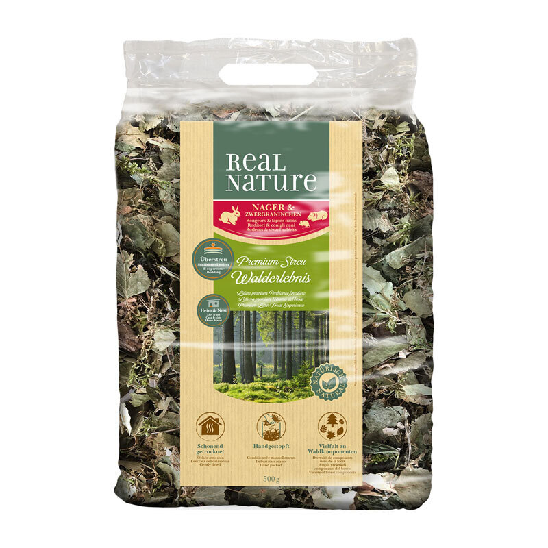 REAL NATURE Streu & Stroh REAL NATURE Premium-Streu Walderlebnis 500 g