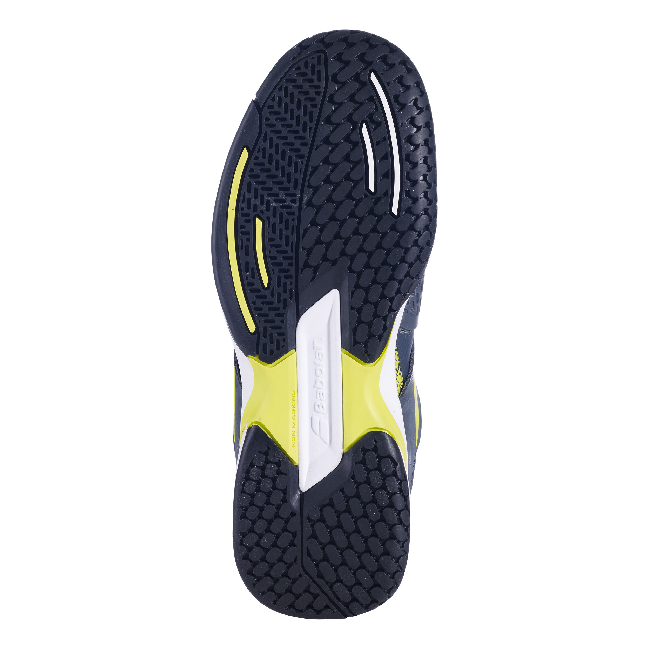Propulse Allcourtschuh Kinder - Dunkelblau, Neongrün