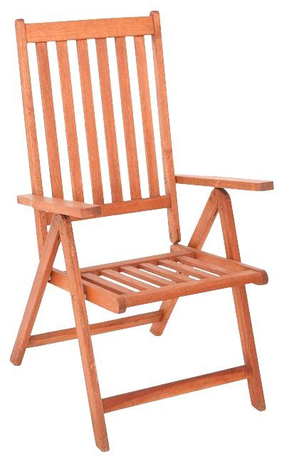 MERXX Gartensessel Vitoria (Set, 2-St), 2er Set, Eukalyptusholz, klappbar, verstellbar, braun