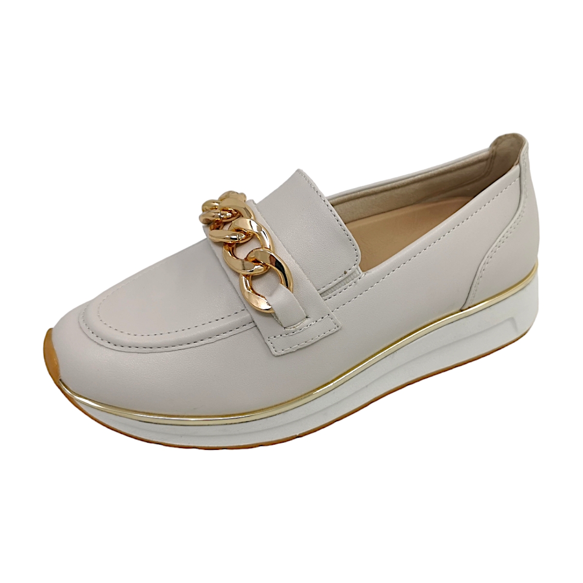 Marco Tozzi 2-24734-42/405 Weiß 405 Cream/ Gold
